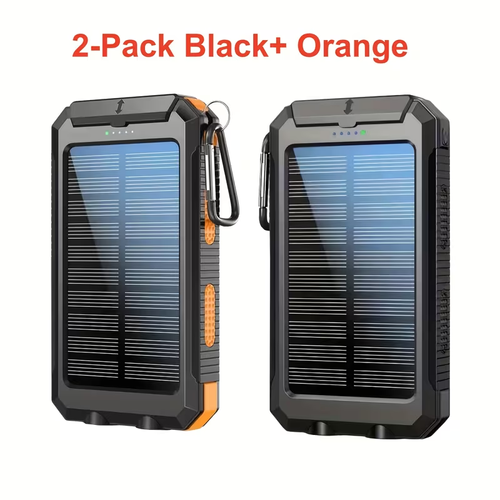 2pcs Solar Charger 20000Mah, 40000Mah, Portable