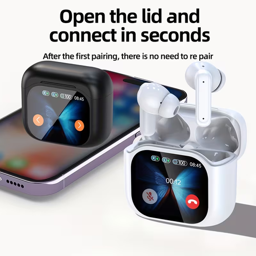 HITOZON Truly Wireless Earbuds Compatible for Gaming