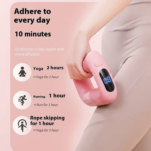 Wearable Body Massage Device with 57.48inch Waist Strap & 15LB Resistance Band, 1300mAh Type-C Rechargeable Portable Electric Massager Kit for Home, Fitness & Everyday Relaxation