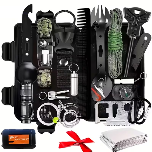 Survival Equipment Set, Men'S Tactical Knife Set And Outdoor Tools
