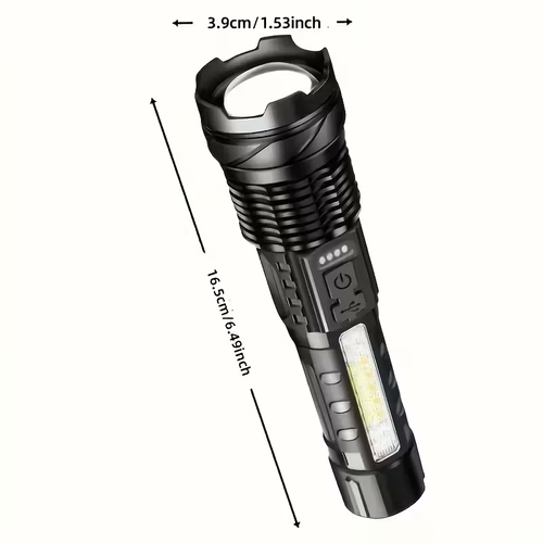 YANHUO 2pcs Super Powerful Rechargeable Flashlight Floodlight