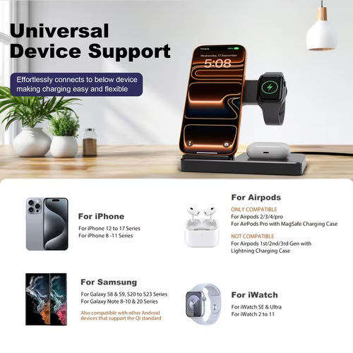 Folding Wireless Charging Station