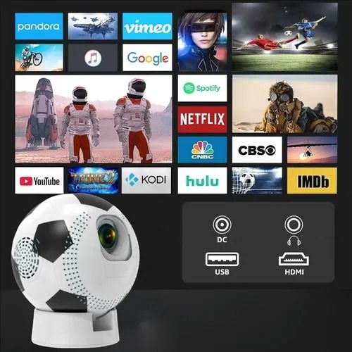 New football projector electric focus home office sports big screen mobile phone projection