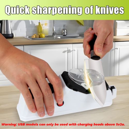 🔥Hot Seller🔥 COD！Electric Knife Sharpeners, Portable Sharpening Stones, Kitchen Knife Sharpeners, Household Knife Sharpeners, Kitchen Knife Sharpening Stones