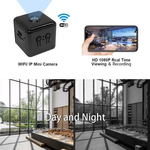 🔥Hot Seller🔥 COD！Compact cube camera, security camera, Wi-Fi connectivity, 1080p, night vision, smart security