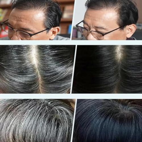 🔥Hot Seller🔥 COD！  LUNOON Fruit & Vegetable Hair Dye & Treatment: Plant-Based, Instant Black Hair with Just One Comb—For Men and Women, At-Home Skincare, No Cross-Border Shipping