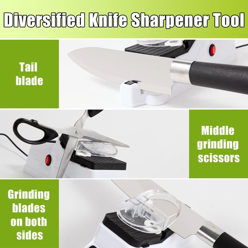 🔥Hot Seller🔥 COD！Electric Knife Sharpeners, Portable Sharpening Stones, Kitchen Knife Sharpeners, Household Knife Sharpeners, Kitchen Knife Sharpening Stones