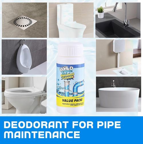 🔥Hot Seller🔥 COD！ Cross-Border Drain Cleaner, Amazon TK, Drain and Kitchen Cleaning Powder, Stain Remover, Laboratory Certified