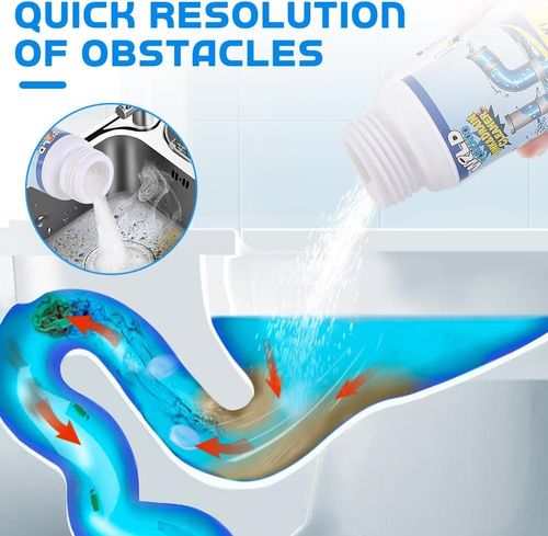 🔥Hot Seller🔥 COD！ Cross-Border Drain Cleaner, Amazon TK, Drain and Kitchen Cleaning Powder, Stain Remover, Laboratory Certified