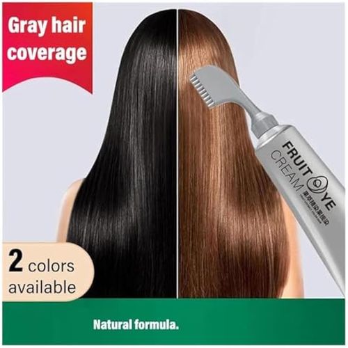 🔥Hot Seller🔥 COD！  LUNOON Fruit & Vegetable Hair Dye & Treatment: Plant-Based, Instant Black Hair with Just One Comb—For Men and Women, At-Home Skincare, No Cross-Border Shipping