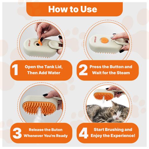 🔥Hot Seller🔥 COD！Steam Straightening Comb