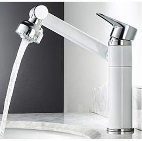 🔥Hot Seller🔥 CODHot Cold Basin Faucet Bathroom Rotation Sink Faucet Single Lever Brass Crane Water Mixer(Black L)