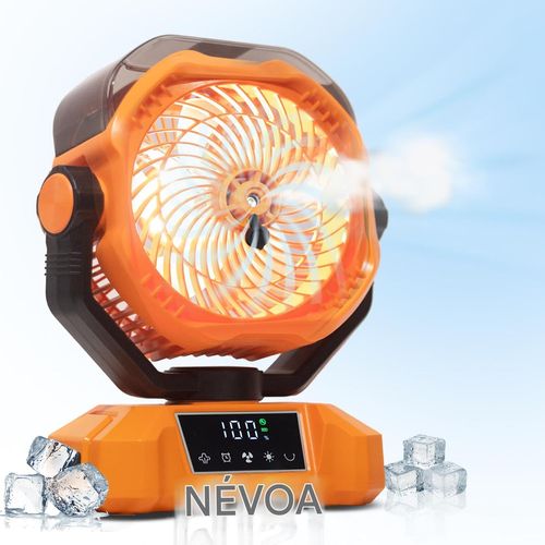 Ventilador portátil para iluminação exterior