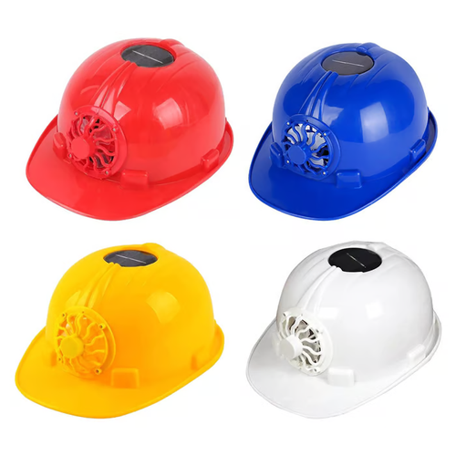 Solar Power Fan Helmets