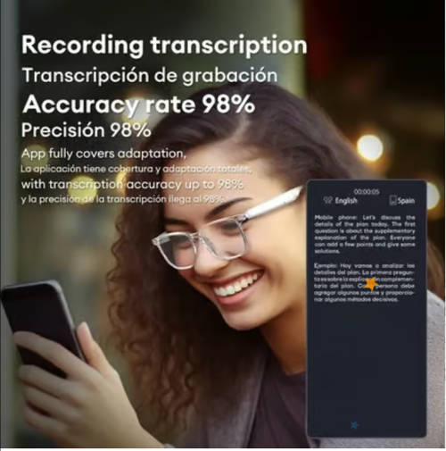 Last Day Promotion 49% OFF🔥-AI Wireless Bluetooth Translation Glasses