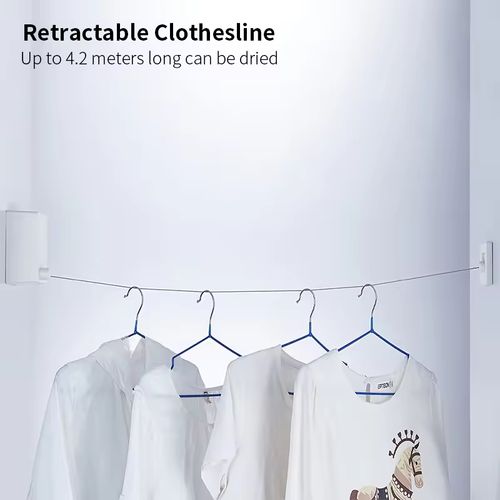 🔥🔥50% discount Retractable ABS Plastic Washing Line Wall Mounted Indoor Laundry