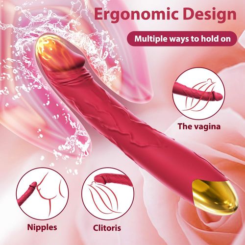 7.6 Inch 10 modes Realistic Dildo Vibrator for Women