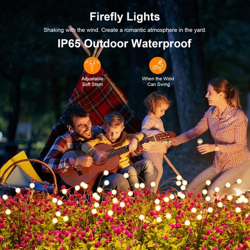 ✨✨Solar Garden Lights, Outdoor Decorations (4-Pack, 32 LEDs)