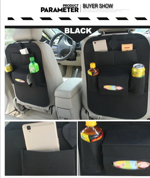 1 PC Car Seat Back Organizer Kids Kick Mats Protectors