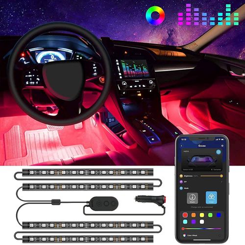 40% off Car LED RGB Lights with App Control