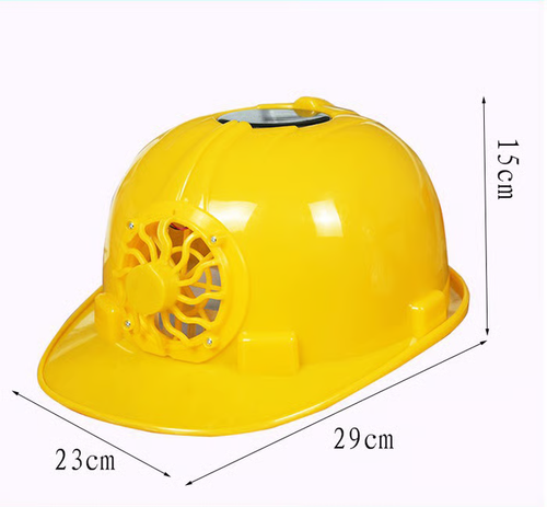 Solar Power Fan Helmets