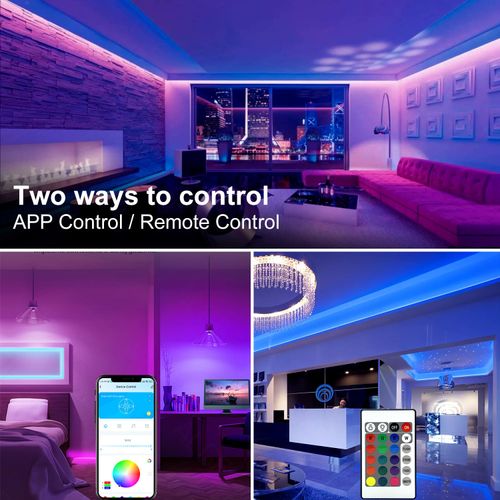 LED Strip Lights 20meters Lights Strip for Bedroom, Desk, Indoor Room Bedroom Brithday Gifts