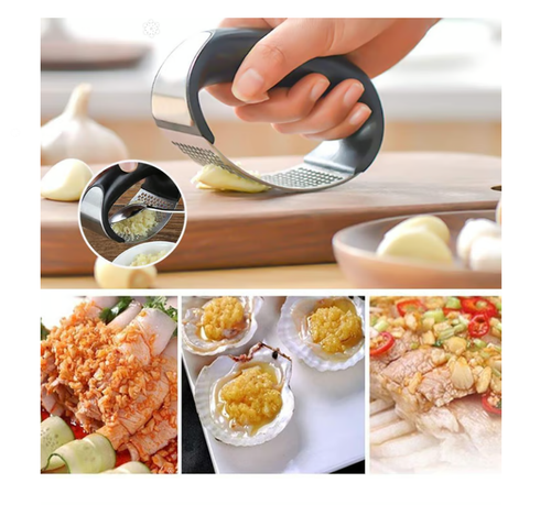 🔥Buy One Get one Free💥Premium Stainless Steel Garlic Press♧