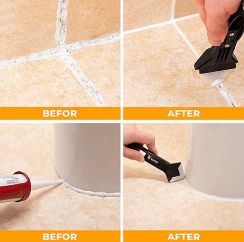 3 In 1 Glass Glue Angle Scraper