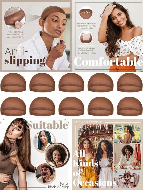 50% off 30 PCS Wig Caps For Women,Lace Front Wig Stocking Cap