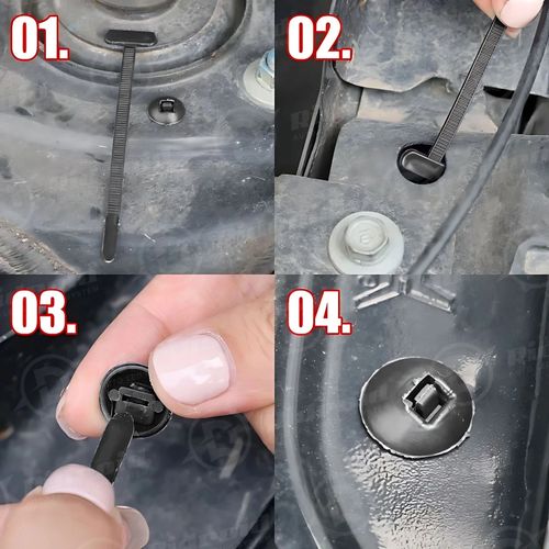 150pcs Nylon Universal Cable Tie Buckle, Heavy Duty Self-Locking Nylon Zip Ties Holder