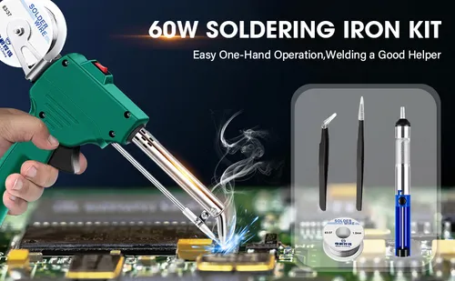 High-efficiency 80W electric welding iron gun