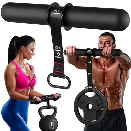 Forearm Strengthener & Wrist Roller with Thickened Handle