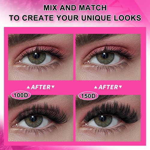 Manga Lash Clusters Kit 100D 13-19MM