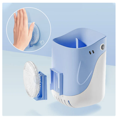 💥Hot Seller (Buy One Get One Free): 🍃 Wall-Mounted Toilet Cleaning Brush Set with Suction Cup