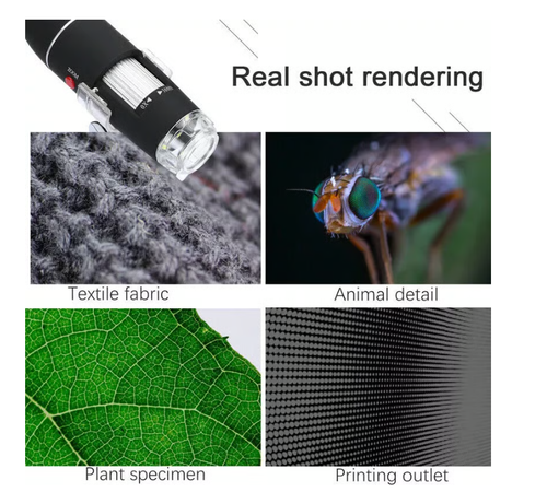 🔬1600X Zoom Digital Microscope Camera Portable Magnifier🔍