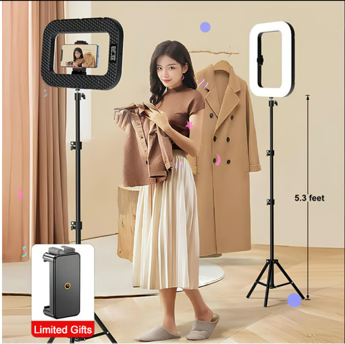 🔥 49% Off🔥Rechargeable Selfie Portable Ring Light – Adjustable Bicolor Fill Light