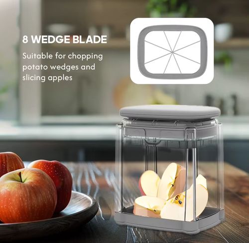 French Fry Cutter 4-in-1 – Potato Cutter for Fries, Onion Dicer