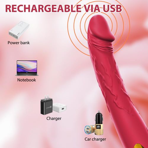 7.6 Inch 10 modes Realistic Dildo Vibrator for Women