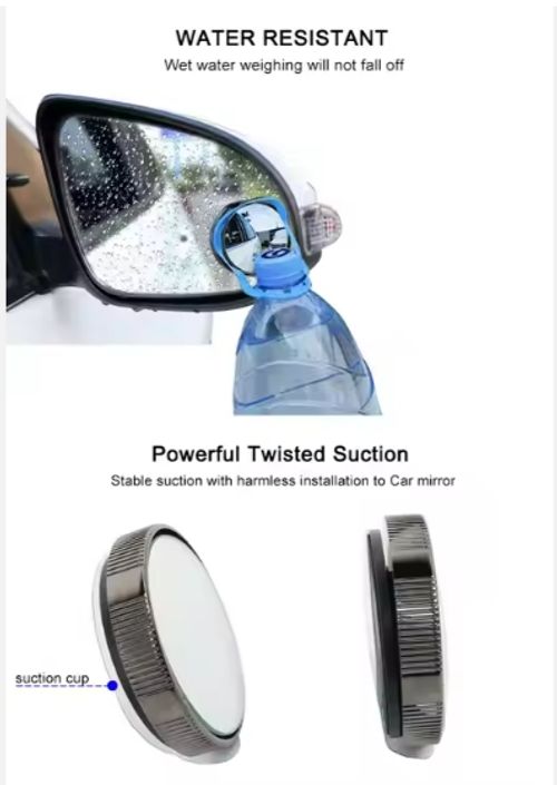 Peugeot M4 Custom Packaging Blind Spot Mirror Original Auto Parts 360 Degree Rotation New Condition Placement on Vehicle Right