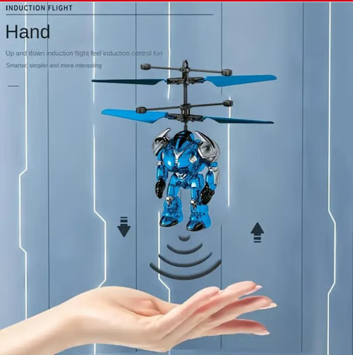 Mecha Small Head Induction Aircraft