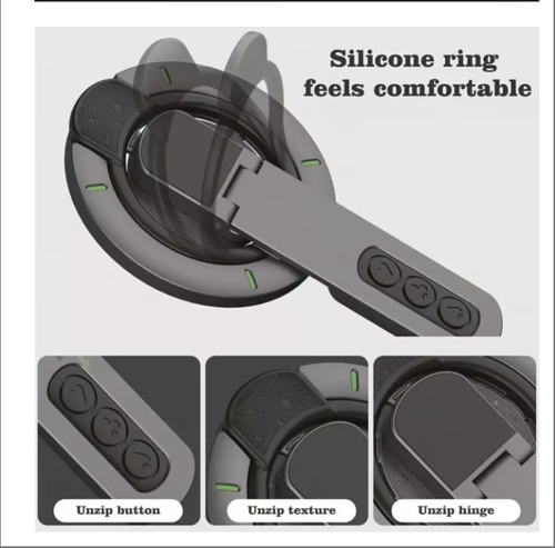 Double-Sided Magnetic Suction Decompression Ring Mobile Phone Bracket