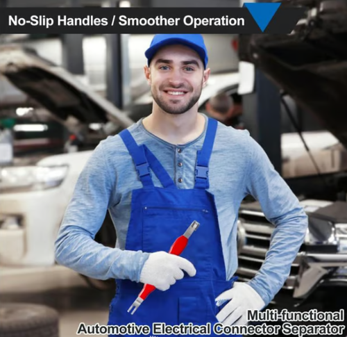 Automobile electrical terminal connector disconnector tool, plug connector disconnection tool, automotive universal electrical tools