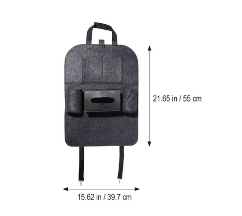 1 PC Car Seat Back Organizer Kids Kick Mats Protectors