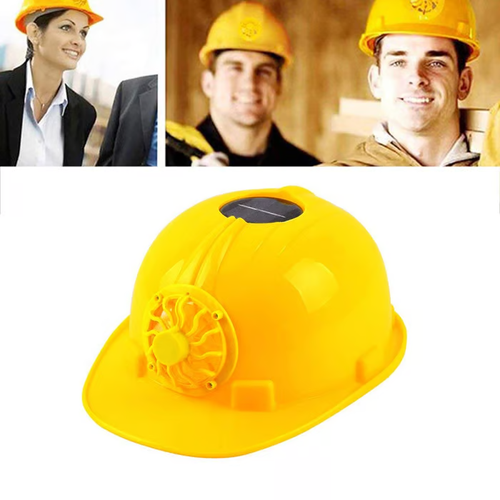 Solar Power Fan Helmets