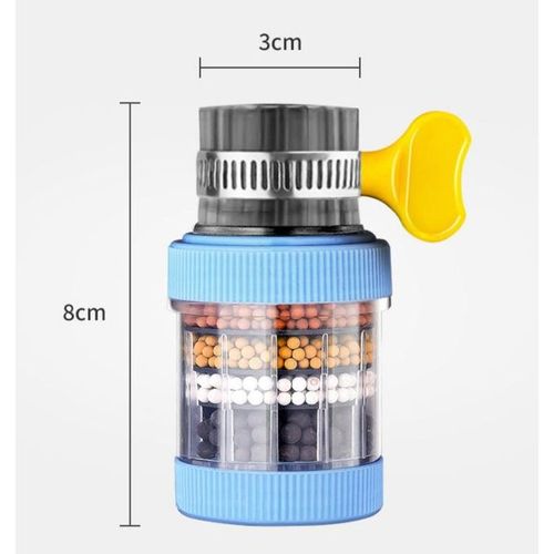 Water Filter Purifier 6-Layer Filtering Adjustable Universal