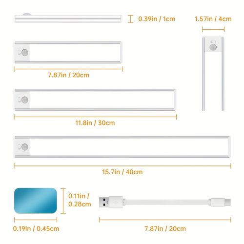 66LED Rechargeable Motion Sensor Under Cabinet Lights