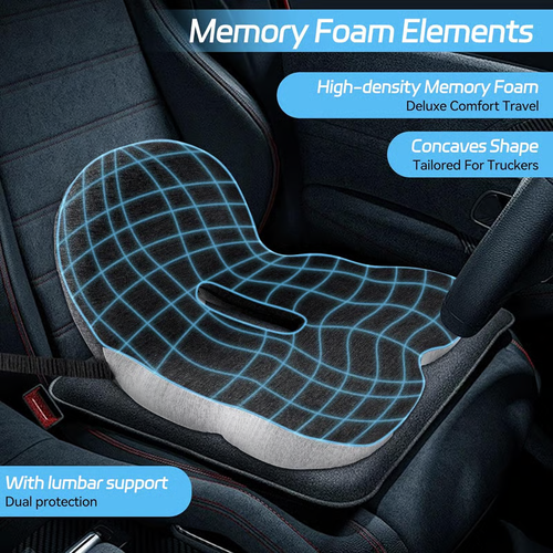 🔥Limited time offer: Buy one get one free: Non-slip memory foam seat 💺