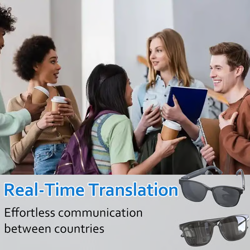 Last Day Promotion 50% OFF🔥-AI Wireless Bluetooth Translation Glasses
