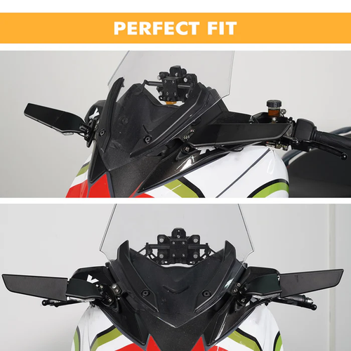 Motorcycle Wing Mirrors with LED
