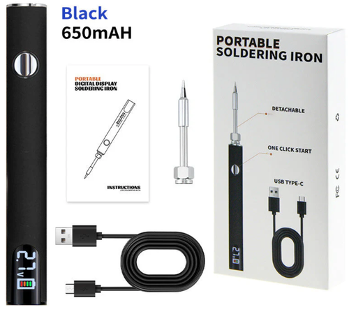 ⏳Time-limited Special⌛Portable Digital Display Soldering Iron Kit
